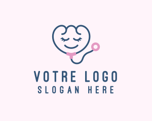 Maternity - Childcare Pediatric Stethoscope logo design