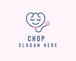Flower - Childcare Pediatric Stethoscope logo design