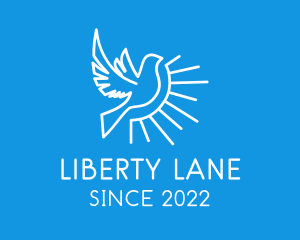 Freedom - Dove Spiritual Bird logo design