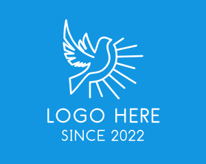 Dove Spiritual Bird logo design