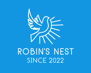 Robin - Dove Spiritual Bird logo design