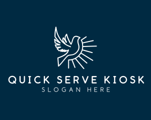 Dove Spiritual Bird logo design