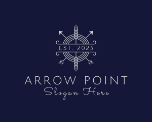 Archery - Grain Arrow Archery logo design