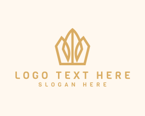 Agency - Premium Royalty Crown logo design