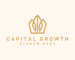 Investors - Premium Royalty Crown logo design