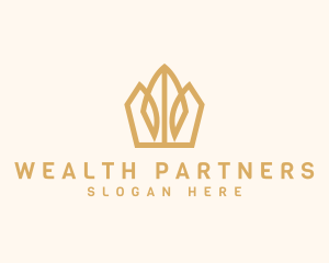 Investors - Premium Royalty Crown logo design