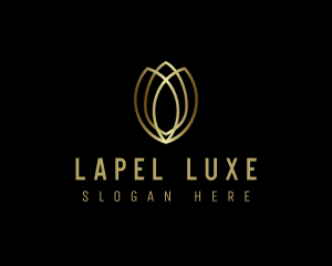 Gold Luxe Tulip  logo design