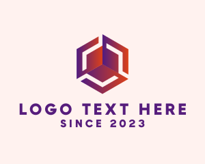 Corporation - Digital Cube Technology logo design