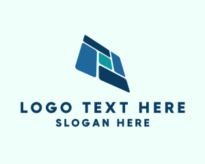 Letter Ha - Geometric Marketing Business logo design