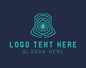 Cyber - AI Cyber Tech logo design