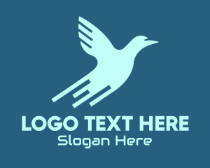 Pigeon - Blue Bird Tech logo design