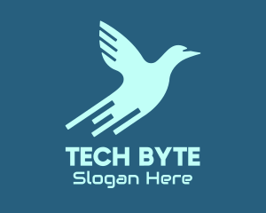 Computing - Blue Bird Tech logo design