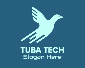 Blue Bird Tech logo design