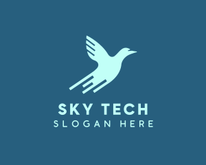 Blue Bird Tech logo design