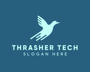 Blue Bird Tech logo design