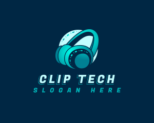 Tech Studio Headphone logo design