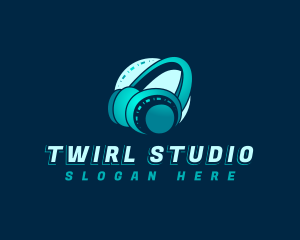 Tech Studio Headphone logo design