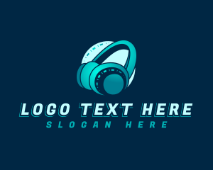 Headset - Tech Studio Headphone logo design