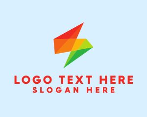 Geometrical - Geometric Color Letter S logo design