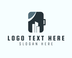 Suitcase - Professional Tower Suitcase logo design