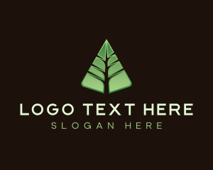 Gingko - Leaf Garden Tree logo design