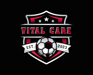 Varsity - Soccer Football League logo design