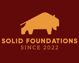 Buffalo - Bull Steakhouse Ranch logo design