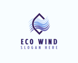 Wind Air Ventilation logo design