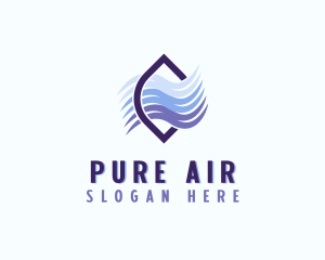 Wind Air Ventilation logo design