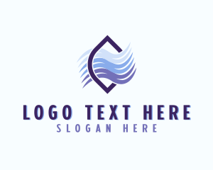 Cool - Wind Air Ventilation logo design