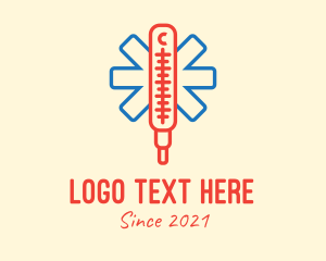 Emergency - Medical Clinic Thermometer logo design