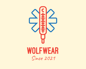 Physician - Medical Clinic Thermometer logo design