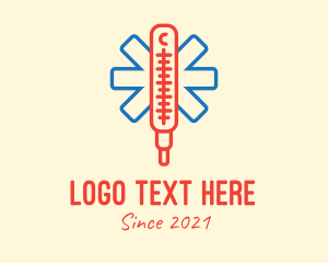 Medical - Medical Clinic Thermometer logo design