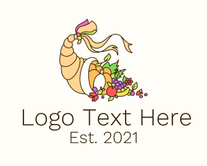 Fresh - Fresh Harvest Basket logo design