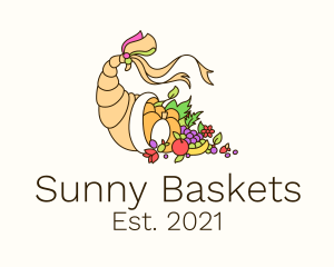 Picnic - Fresh Harvest Basket logo design