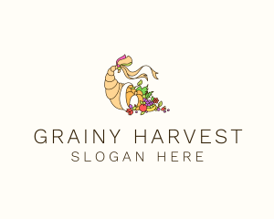 Fresh Harvest Basket logo design