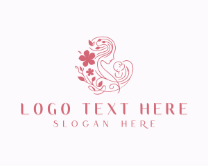 Maternity - Mother Child Care logo design