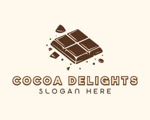 Sweet Chocolate Snack logo design