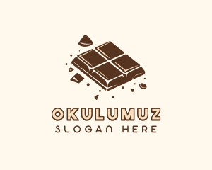 Nougat - Sweet Chocolate Snack logo design