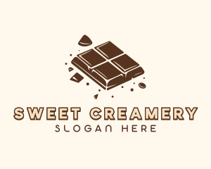 Sweet Chocolate Snack logo design