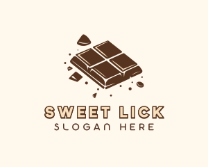 Sweet Chocolate Snack logo design