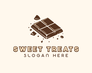 Sweet Chocolate Snack logo design
