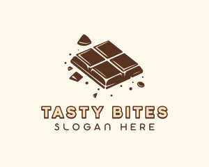 Snack - Sweet Chocolate Snack logo design