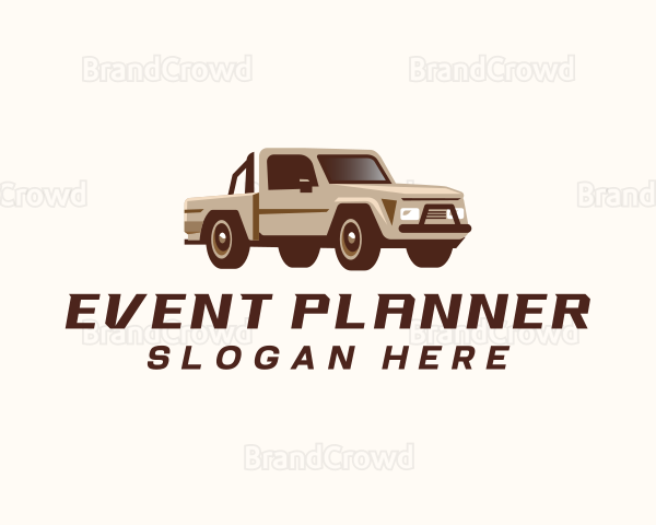 Pickup Truck Vehicle Logo