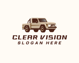 Pickup Truck Vehicle Logo