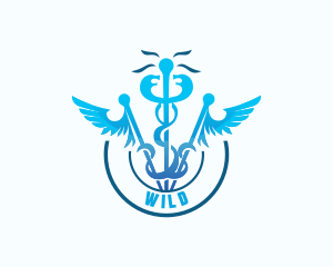 Staff - Medical Caduceus Healthcare logo design