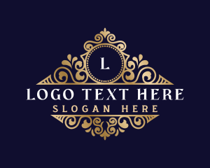 Hotel - Royal Luxury Ornament logo design