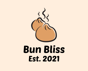 Buns - Asian Steam Buns logo design