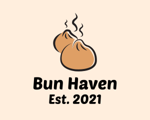 Buns - Asian Steam Buns logo design
