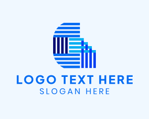 Modern Textile Letter G  logo design